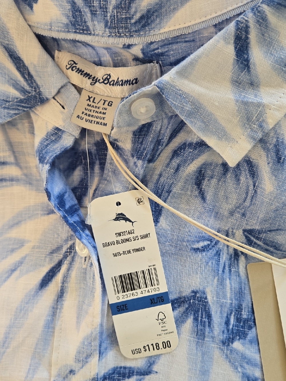 NWT Tommy Bahama Linen Top And Shorts Set - Picture 4 of 14